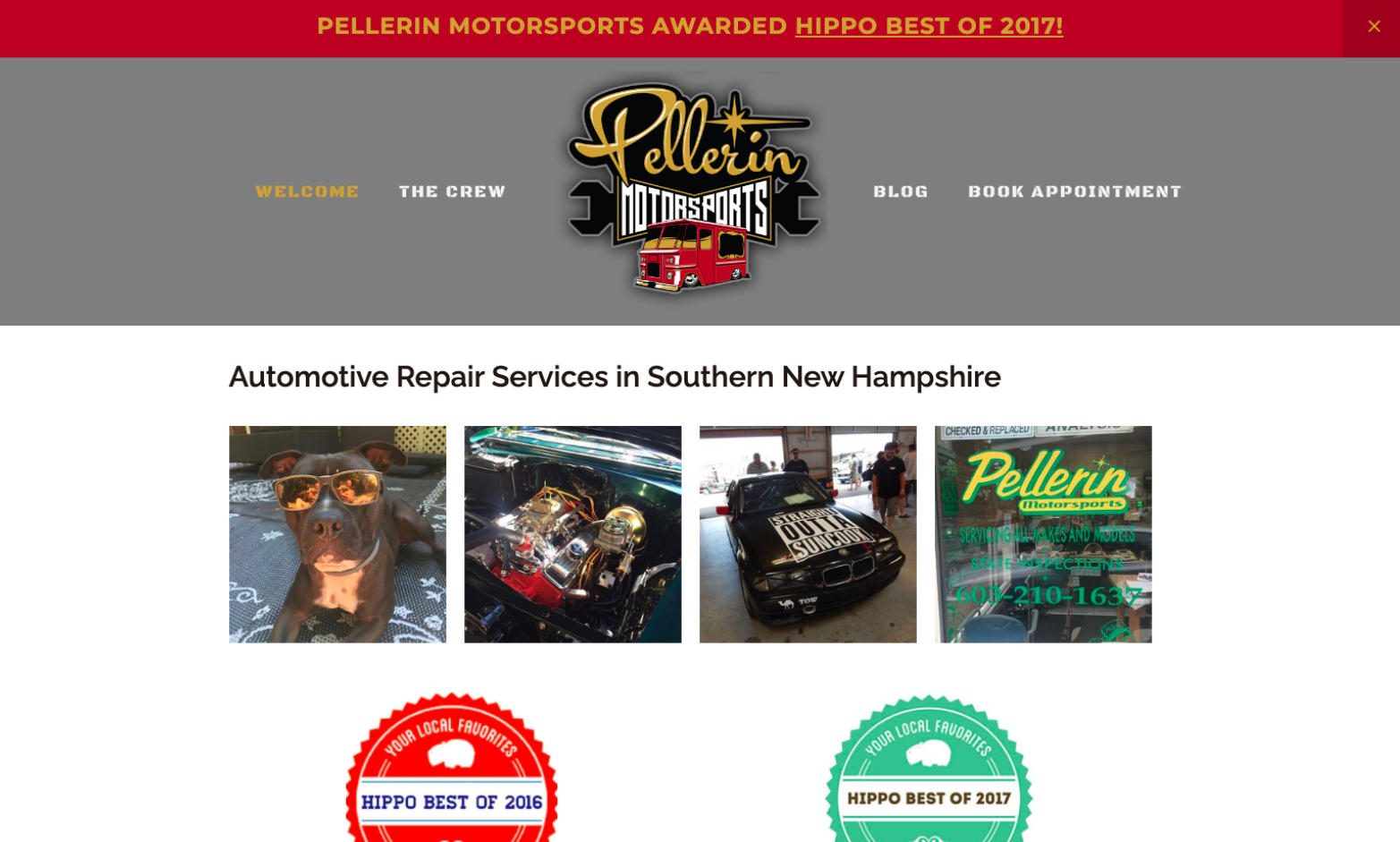 Pellerin Auto Sports website